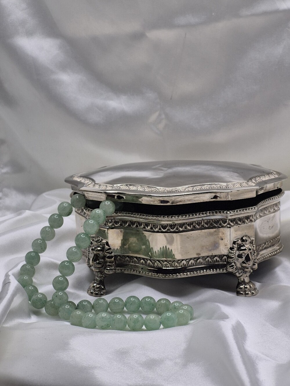 Silver Ornate Engraved ('99 Directors) Jewelry Box